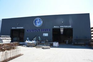 Usine de production préfa Béton GUIBOUT PREFA BETON MAGNY LE DESERT